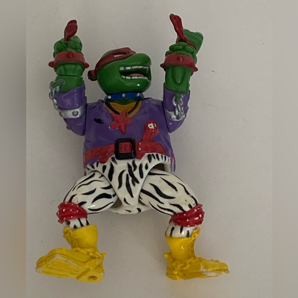TMNT Teenage Mutant Ninja Turtles 1991 Heavy Metal Ralph Raphael Loose Fogure - Picture 12 of 14